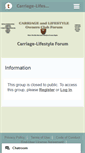 Mobile Screenshot of carriage-lifestyle-owners.com